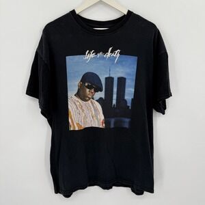 Biggie Smalls Life After Death T Shirt Notorious BIG‎ Rap Graphic Tee Size XL